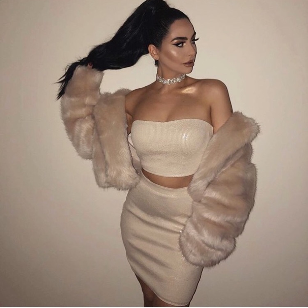 Sequin two piece set